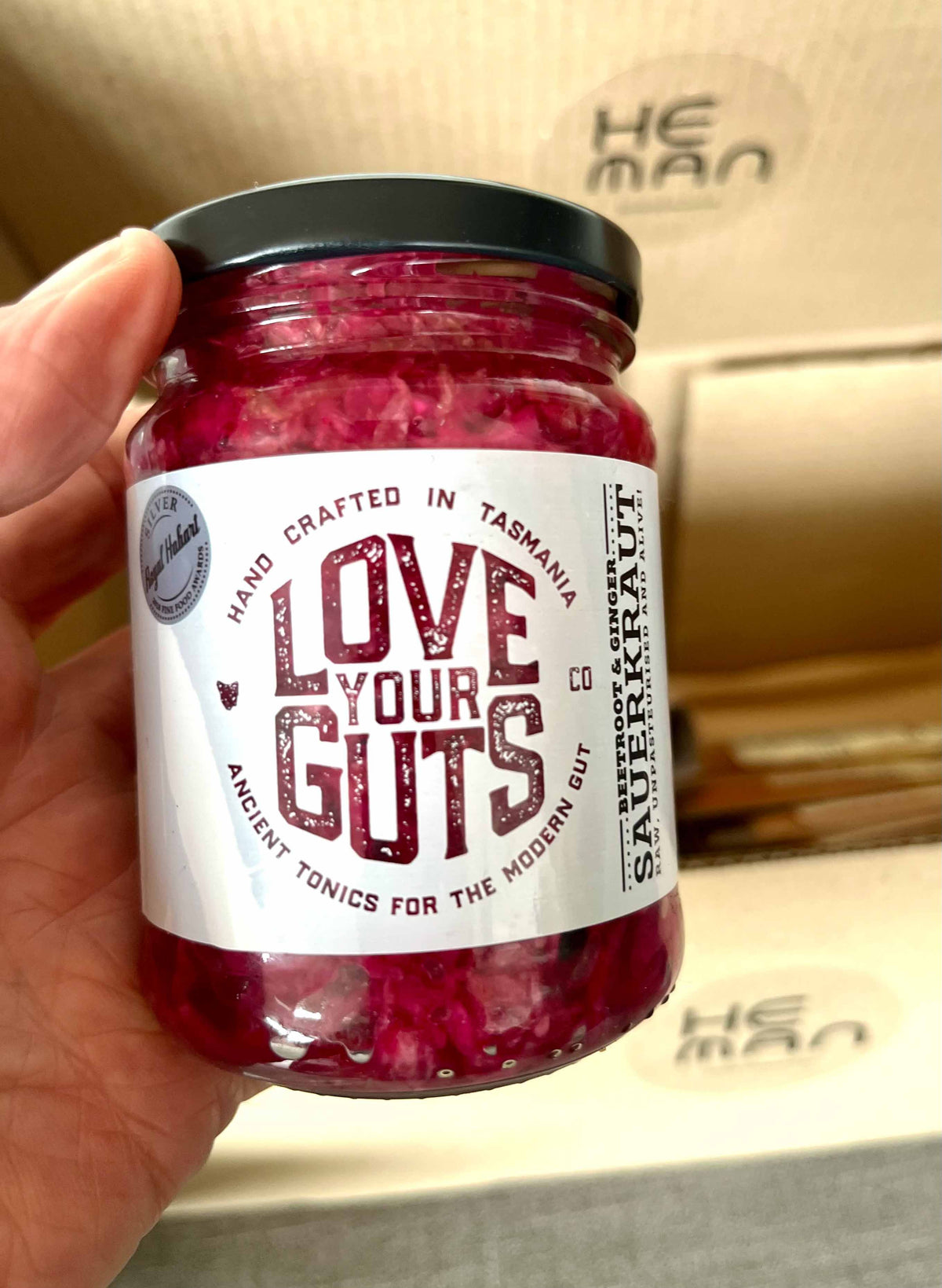 Love your guts food gift for men
