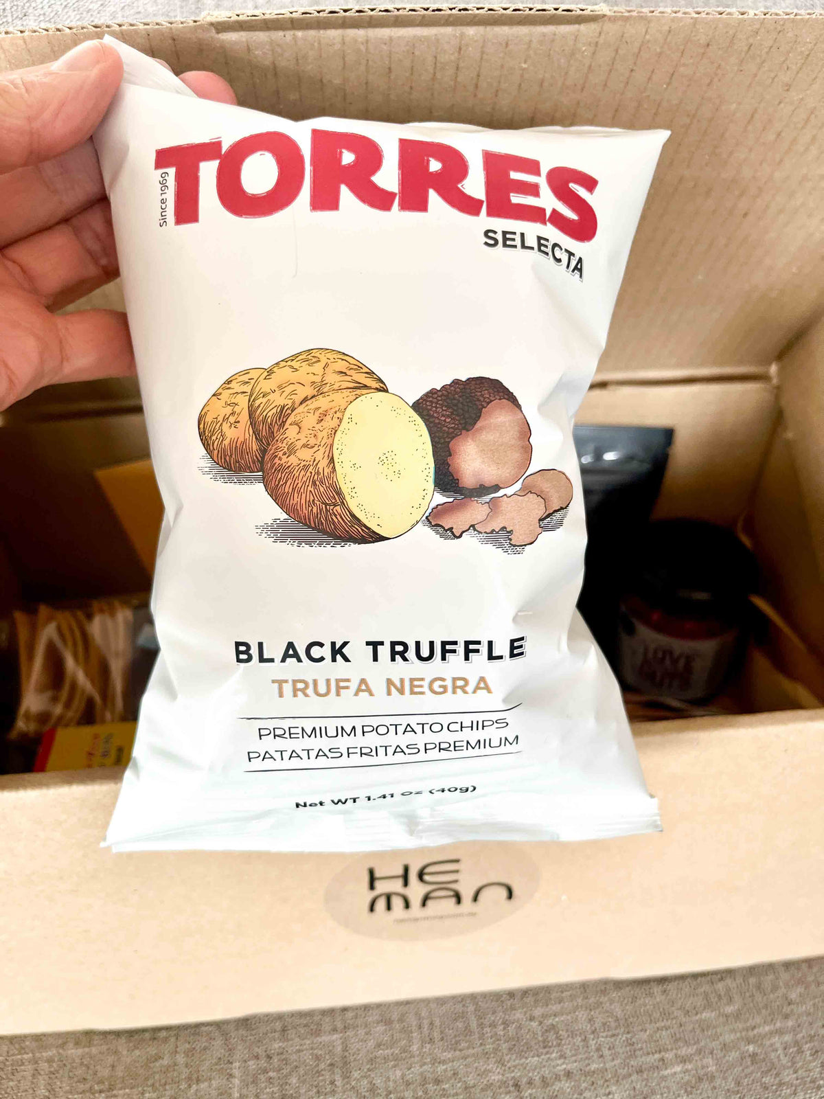 Truffle chips corporate giftbox